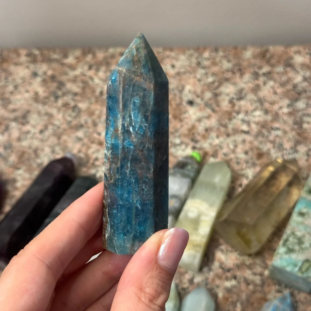 Blue Apatite Tower